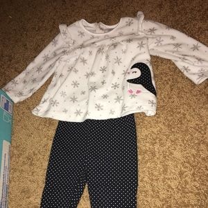 Penguin 🐧 Polka Dot pant set